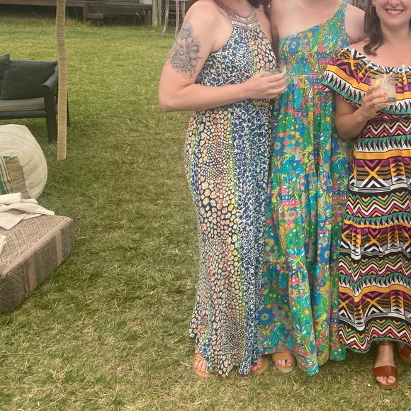 Anthropologie rainbow print maxi dress - Picture 4 of 4
